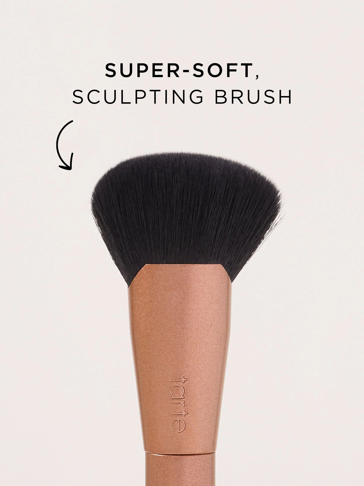 buff & bronze face brush